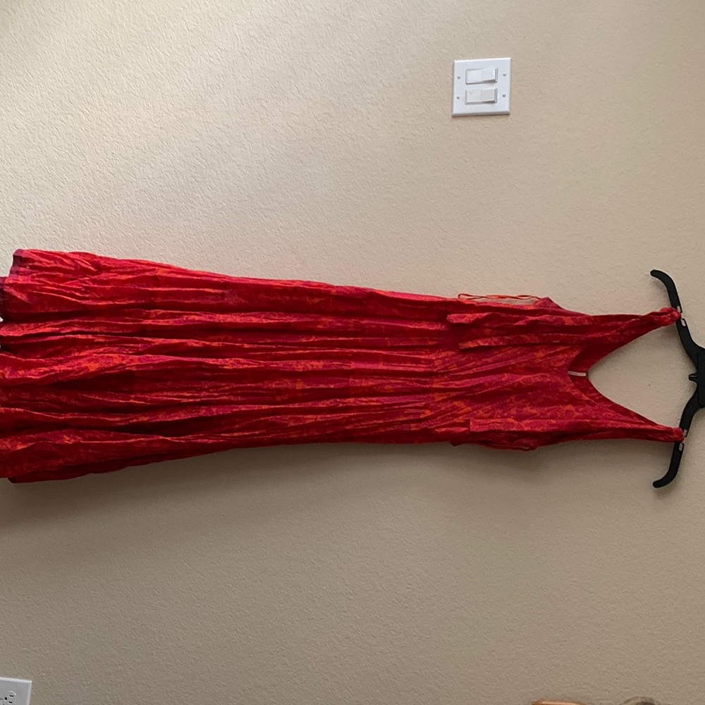 Red/orange Free People dress